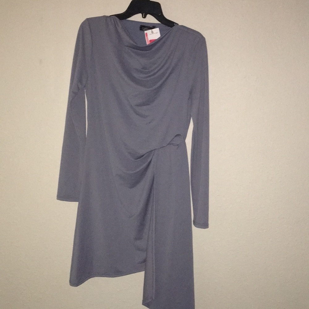 Topshop asymmetrical dress womens size 8